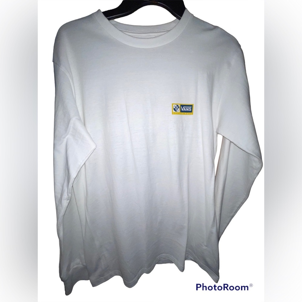White Vans Long Sleeve T-shirt